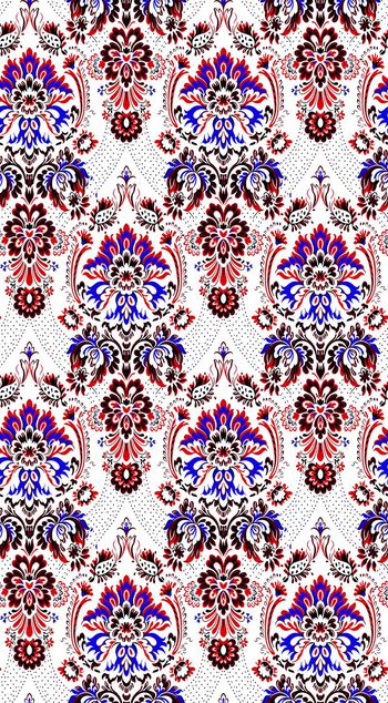 585533-手绘民族风花纹组合