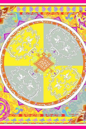 民族风印花华亿平台图片