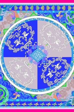 民族风印花华亿平台图片