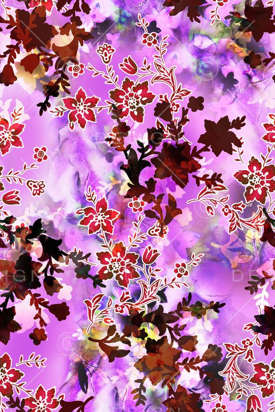 欧美大气印花华亿平台图片