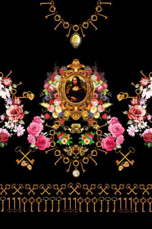 休闲风印花华亿平台图片