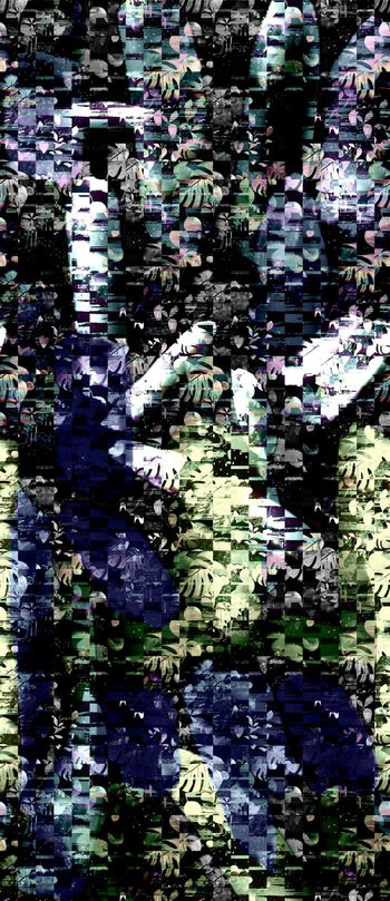 585802-手绘肌理花卉几何组合