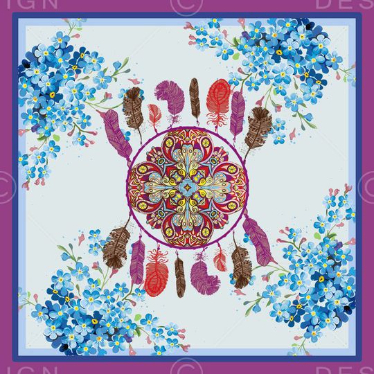 中国风印花华亿平台图片