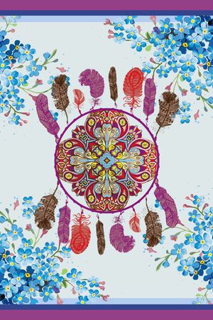 中国风印花华亿平台图片