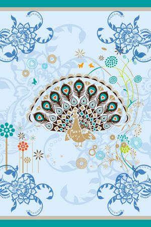 中国风印花华亿平台图片