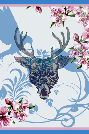 方巾印花华亿平台图片