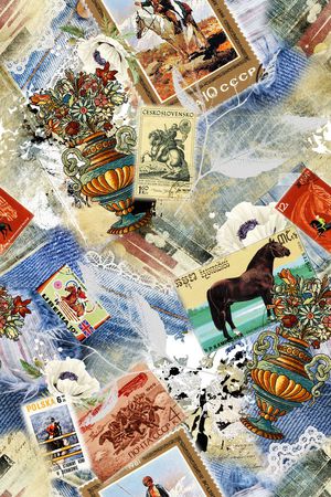 复古印花华亿平台图片