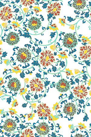 中国风印花华亿平台图片