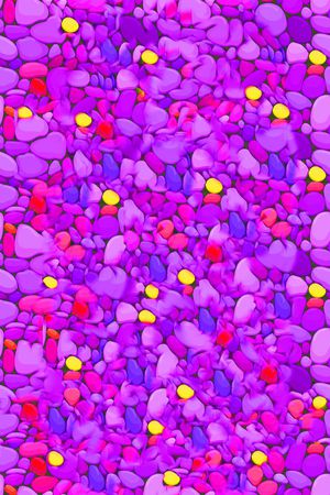 彩色 卵石 抽象 女装印花华亿平台图片