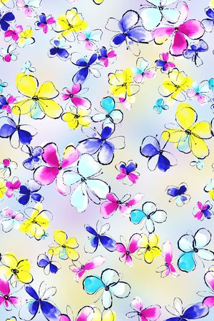 休闲风印花华亿平台图片