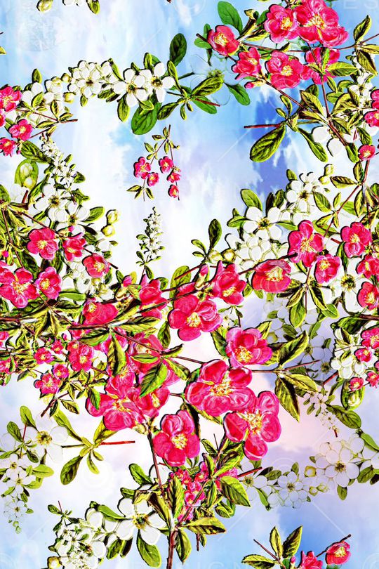 日韩风印花华亿平台图片