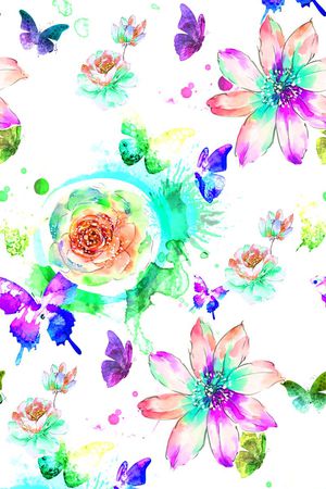 水彩印花华亿平台图片