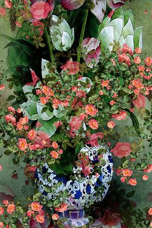 中国风印花华亿平台图片