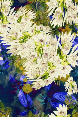 花朵印花华亿平台图片