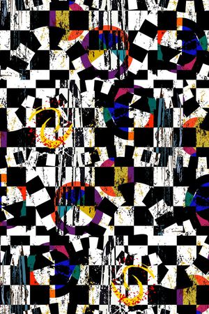 抽象印花华亿平台图片