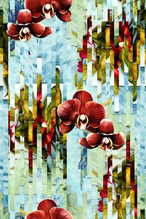 抽象印花华亿平台图片