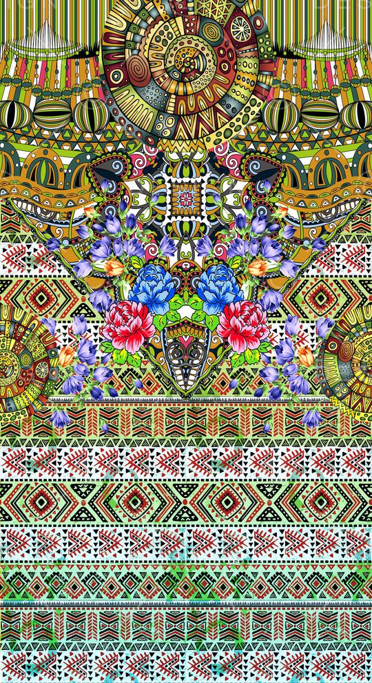 民族风印花华亿平台图片