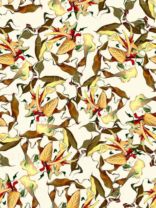 清新印花华亿平台图片