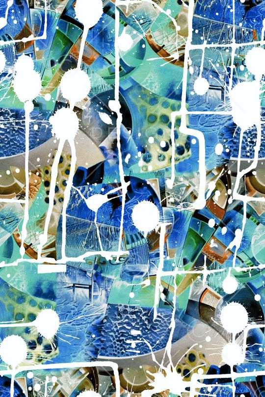 抽象印花华亿平台图片