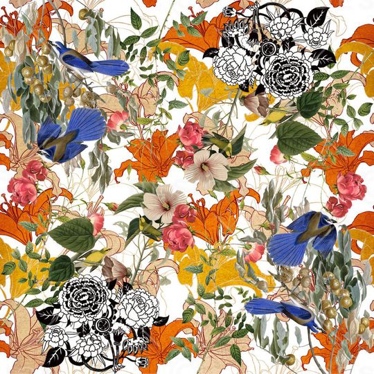 小清新印花华亿平台图片