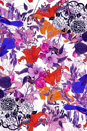 小清新印花华亿平台图片