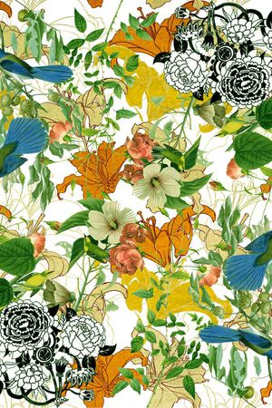 小清新印花华亿平台图片