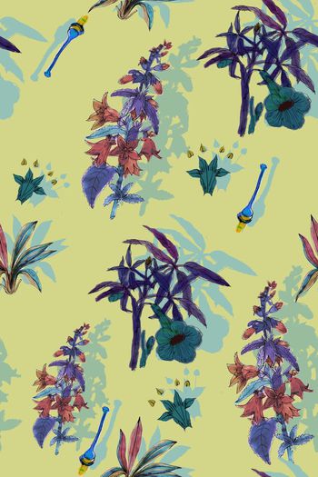 586193-原创水彩植物