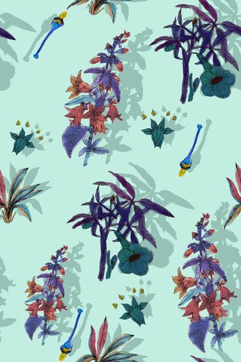 586194-原创水彩植物