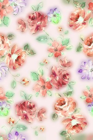 手绘印花华亿平台图片