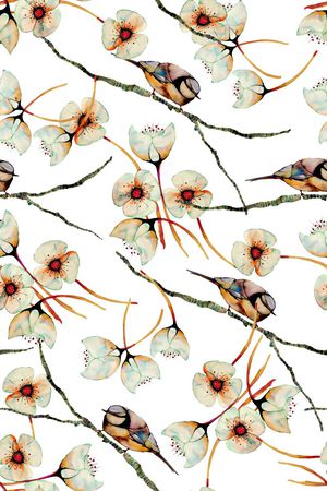 抽象几何清爽梦幻艺术平底立体手绘满版最新高清数码蕾丝民族中国风绣花珠宝肌理时尚潮

流大牌复古欧美风手绘印花华亿平台图片