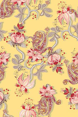 佩斯利纹印花华亿平台图片