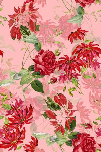 586292-清新时尚女装花卉印花