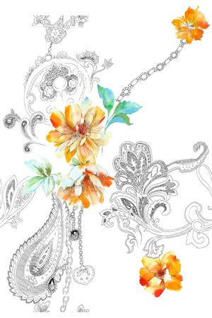 高清花卉印花华亿平台图片