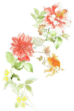 高清花卉印花华亿平台图片