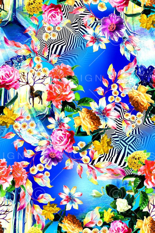 时尚印花华亿平台图片