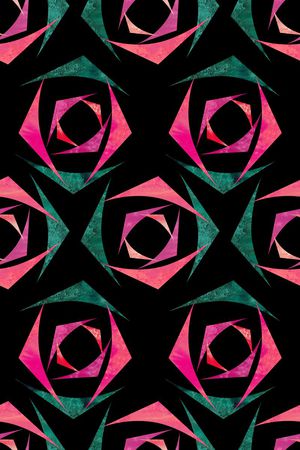 斑驳印花华亿平台图片