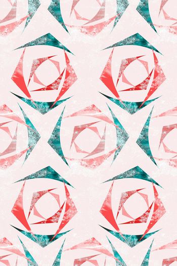 586594-女装斑驳纹理花朵