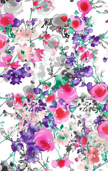 花朵印花华亿平台图片