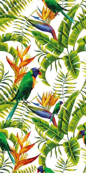 树叶印花华亿平台图片