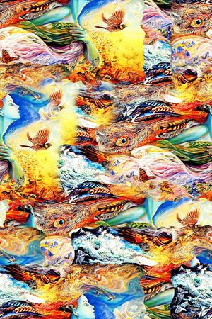 时尚印花华亿平台图片