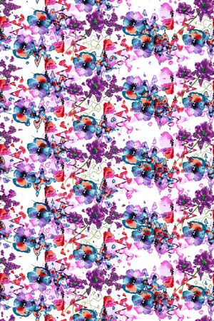 小碎花印花华亿平台图片