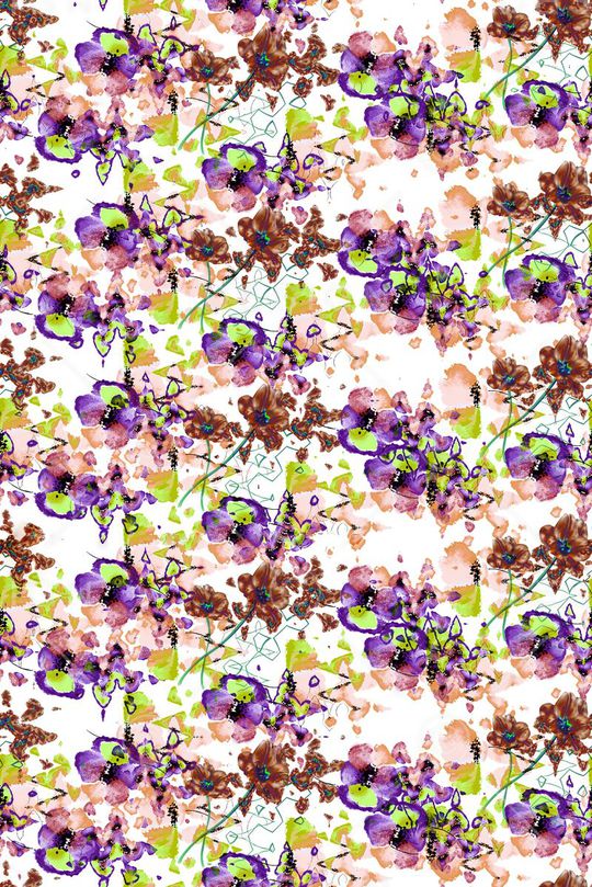 小碎花印花华亿平台图片