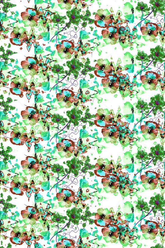 小碎花印花华亿平台图片