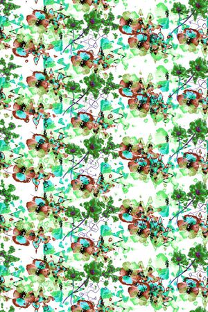 小碎花印花华亿平台图片