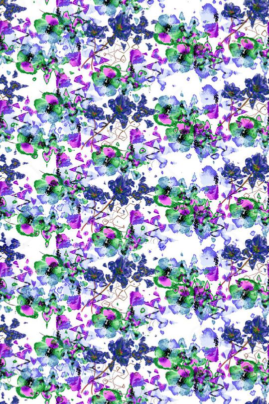 小碎花印花华亿平台图片