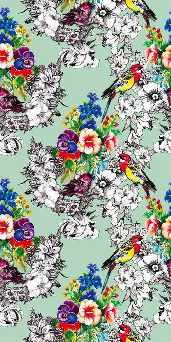 花朵印花华亿平台图片