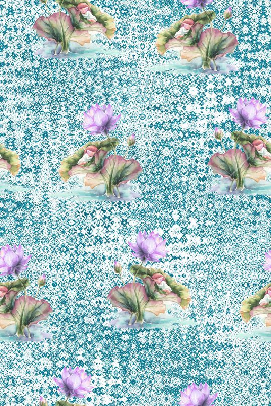 花朵印花华亿平台图片