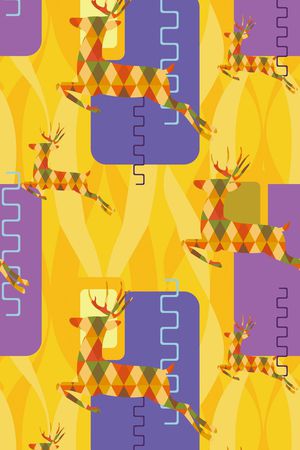 几何印花华亿平台图片