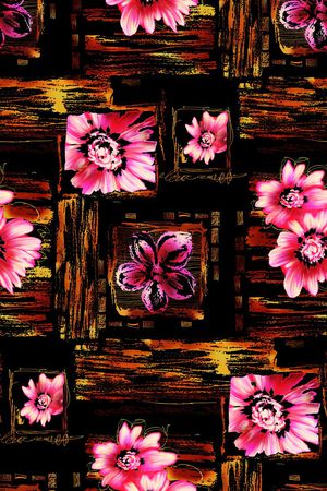 花朵印花华亿平台图片