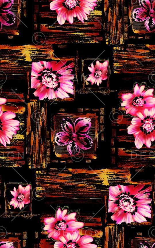 花朵印花华亿平台图片